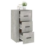 Casa si Gradina - Mobilier - Comode si corpuri - Comode - Servanta, gri beton, 40x33x70 cm, lemn prelucrat - Infinity.ro