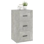 Casa si Gradina - Mobilier - Comode si corpuri - Comode - Servanta, gri beton, 40x33x70 cm, lemn prelucrat - Infinity.ro