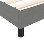 Casa si Gradina - Mobilier - Paturi si accesorii - Paturi - Pat box spring cu saltea, gri inchis, 180x200 cm, textil - Infinity.ro