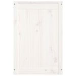 Casa si Gradina - Sanitare - Suporturi si accesorii baie - Accesorii baie - Cutie de rufe, alb, 44x44x66 cm, lemn masiv de pin - Infinity.ro