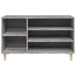 Casa si Gradina - Mobilier - Organizare si depozitare - Organizator incaltaminte - Pantofar, gri sonoma, 102x36x60 cm, lemn prelucrat - Infinity.ro