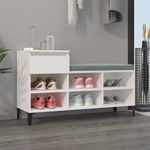Casa si Gradina - Mobilier - Organizare si depozitare - Organizator incaltaminte - Pantofar, alb, 102x36x60 cm, lemn compozit - Infinity.ro