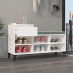 Casa si Gradina - Mobilier - Organizare si depozitare - Organizator incaltaminte - Pantofar, alb, 102x36x60 cm, lemn compozit - Infinity.ro