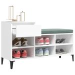 Casa si Gradina - Mobilier - Organizare si depozitare - Organizator incaltaminte - Pantofar, alb, 102x36x60 cm, lemn compozit - Infinity.ro