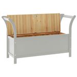 Casa si Gradina - Mobilier - Canapele si coltare - Banchete - Banca, gri, 107x45x75,5 cm, lemn masiv de brad - Infinity.ro