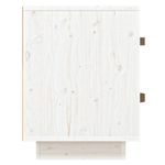 Casa si Gradina - Mobilier - Comode si corpuri - Noptiere - Noptiera, 2 buc., alb, 40x34x45 cm, lemn masiv de pin - Infinity.ro