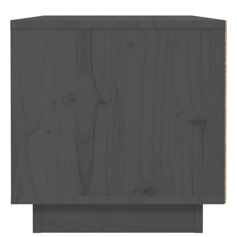 Casa si Gradina - Mobilier - Comode si corpuri - Noptiere - Noptiera, 2 buc., gri, 40x34x35 cm, lemn masiv de pin - Infinity.ro