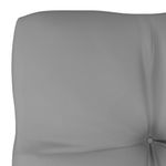 Casa si Gradina - Gradina si terasa - Mobilier exterior - Canapele si fotolii gradina - Otoman de gradina din paleti, alb, lemn de pin tratat, model suport pentru picioare - Infinity.ro