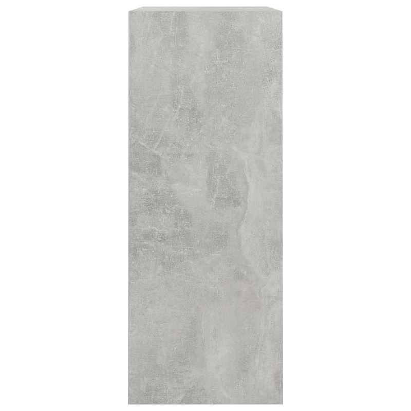 Casa si Gradina - Mobilier - Biblioteci si rafturi - Biblioteci - Biblioteca cu 2 rafturi, gri beton, 80 x 30 x 76,5 cm, PAL - Infinity.ro