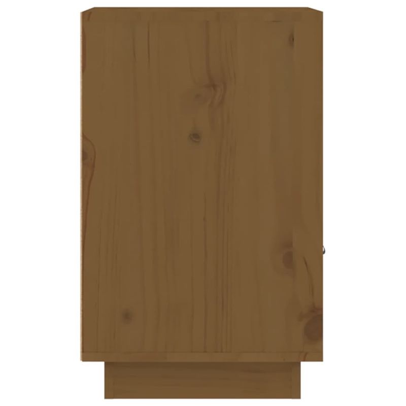 Casa si Gradina - Mobilier - Comode si corpuri - Noptiere - Noptiera, 2 buc, maro miere, 40x34x55 cm, lemn masiv de pin - Infinity.ro