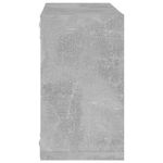 Casa si Gradina - Mobilier - Biblioteci si rafturi - Rafturi - Rafturi de perete cub, 4 buc., gri beton, 26x15x26 cm - Infinity.ro