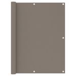 Casa si Gradina - Gradina si terasa - Umbrele si pavilioane - Umbrele - Prelata balcon, gri taupe, 120x400 cm, tesatura oxford - Infinity.ro