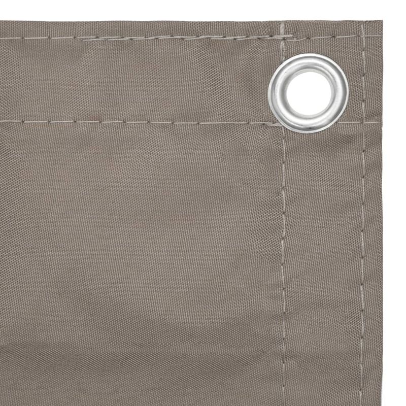 Casa si Gradina - Gradina si terasa - Umbrele si pavilioane - Umbrele - Prelata balcon, gri taupe, 120x400 cm, tesatura oxford - Infinity.ro