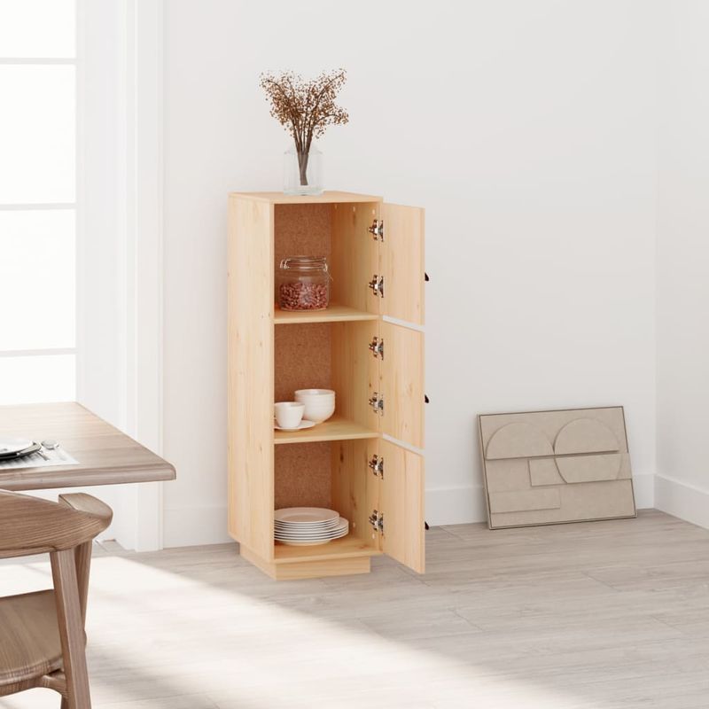 Casa si Gradina - Mobilier - Comode si corpuri - Corpuri bucatarie - Dulap inalt, 34x40x108,5 cm, lemn masiv de pin - Infinity.ro