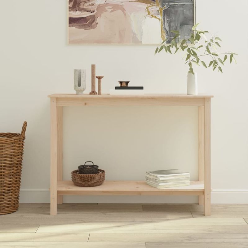 Casa si Gradina - Mobilier - Comode si corpuri - Console - Masa consola, 110x40x80 cm, lemn masiv de pin - Infinity.ro