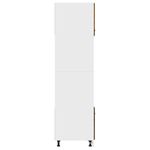 Casa si Gradina - Mobilier - Comode si corpuri - Corpuri bucatarie - Dulap cuptor microunde stejar afumat 60x57x207cm lemn prelucrat - Infinity.ro