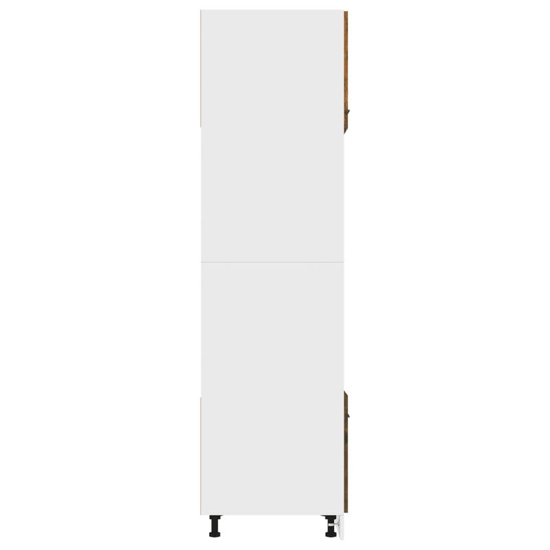 Casa si Gradina - Mobilier - Comode si corpuri - Corpuri bucatarie - Dulap cuptor microunde stejar afumat 60x57x207cm lemn prelucrat - Infinity.ro