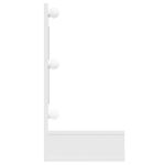 Casa si Gradina - Mobilier - Mobilier baie - Comode baie - Dulap cu oglinda si LED, alb, 90x31,5x62 cm - Infinity.ro