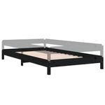 Casa si Gradina - Mobilier - Paturi si accesorii - Paturi - Pat stivuibil, negru, 80x200 cm, lemn masiv de pin - Infinity.ro