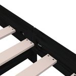 Casa si Gradina - Mobilier - Paturi si accesorii - Paturi - Pat stivuibil, negru, 80x200 cm, lemn masiv de pin - Infinity.ro