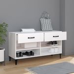 Casa si Gradina - Mobilier - Organizare si depozitare - Organizator incaltaminte - Pantofar, alb, 102x35x55 cm, lemn compozit - Infinity.ro