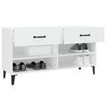 Casa si Gradina - Mobilier - Organizare si depozitare - Organizator incaltaminte - Pantofar, alb, 102x35x55 cm, lemn compozit - Infinity.ro