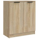 Casa si Gradina - Mobilier - Comode si corpuri - Comode - Servante, 3 piese, stejar sonoma, lemn prelucrat - Infinity.ro