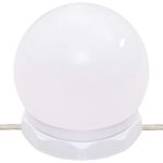 Casa si Gradina - Mobilier - Comode si corpuri - Masute de toaleta - Dulap cu oglinda si LED, alb, 60x31,5x62 cm - Infinity.ro