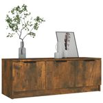 Casa si Gradina - Mobilier - Comode si corpuri - Comode - Comoda TV, stejar fumuriu, 102x35x36,5 cm, lemn prelucrat - Infinity.ro