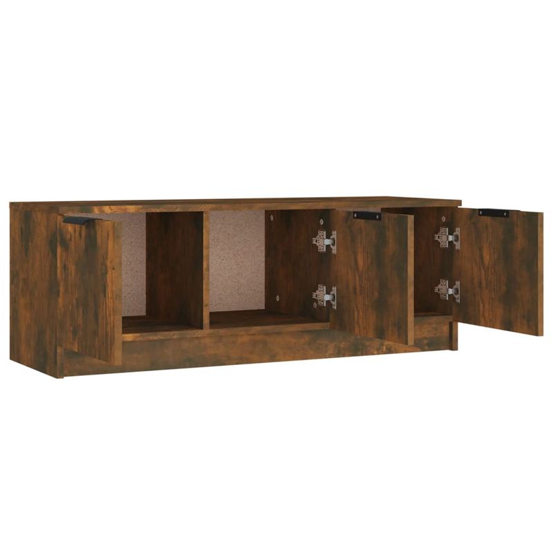 Casa si Gradina - Mobilier - Comode si corpuri - Comode - Comoda TV, stejar fumuriu, 102x35x36,5 cm, lemn prelucrat - Infinity.ro