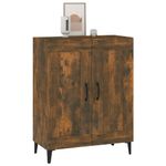 Casa si Gradina - Mobilier - Comode si corpuri - Comode - Servanta, stejar fumuriu, 69,5x34x90 cm, lemn compozit - Infinity.ro