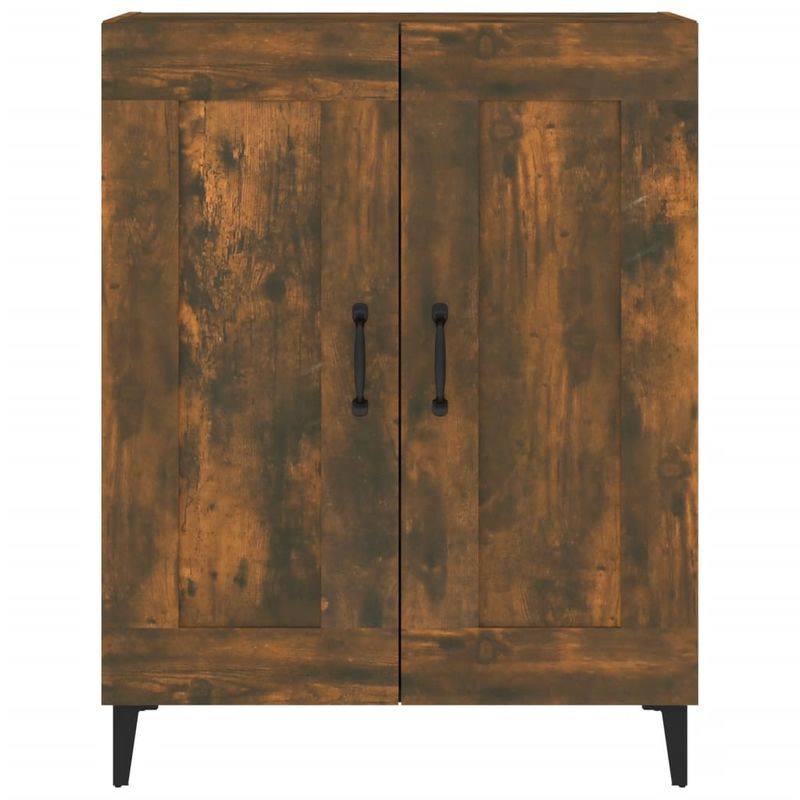 Casa si Gradina - Mobilier - Comode si corpuri - Comode - Servanta, stejar fumuriu, 69,5x34x90 cm, lemn compozit - Infinity.ro