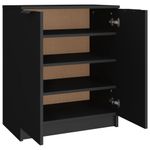 Casa si Gradina - Mobilier - Organizare si depozitare - Organizator incaltaminte - Pantofar, negru, 59x35x70 cm, lemn compozit - Infinity.ro
