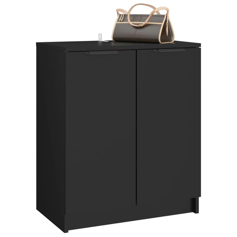 Casa si Gradina - Mobilier - Organizare si depozitare - Organizator incaltaminte - Pantofar, negru, 59x35x70 cm, lemn compozit - Infinity.ro