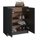 Casa si Gradina - Mobilier - Organizare si depozitare - Organizator incaltaminte - Pantofar, negru, 59x35x70 cm, lemn compozit - Infinity.ro