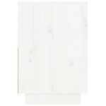 Casa si Gradina - Mobilier - Comode si corpuri - Noptiere - Noptiere, 2 buc., alb, 60x34x51 cm, lemn masiv de pin - Infinity.ro