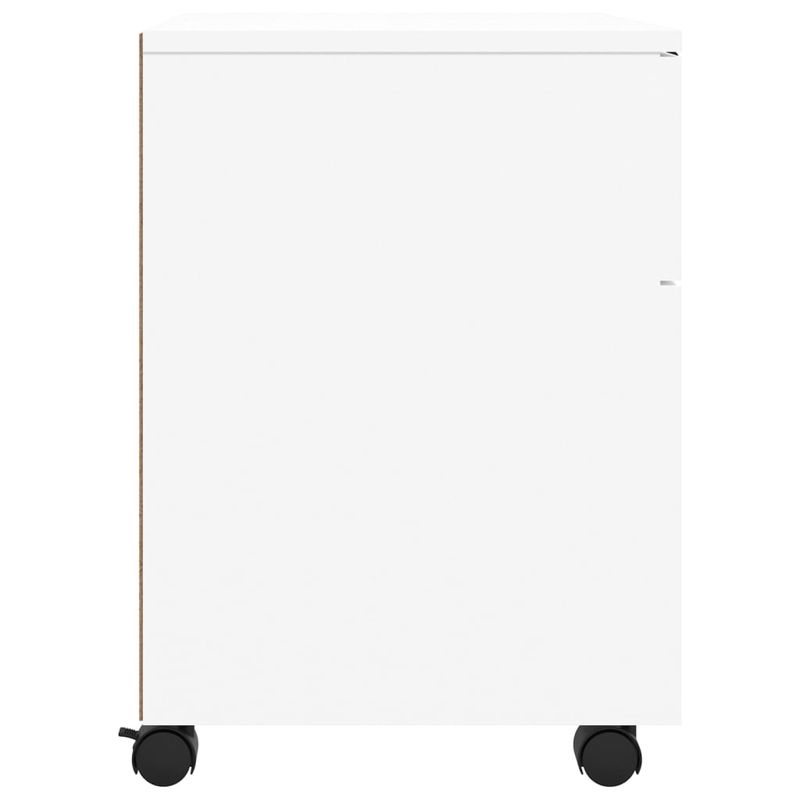 Casa si Gradina/Mobilier/Dulapuri si sifoniere/Dulapuri - Fiset mobil cu roti, alb, 45x38x54 cm, lemn prelucrat - Infinity.ro