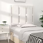 Casa si Gradina - Mobilier - Paturi si accesorii - Accesorii paturi - Tablie de pat tapitata Gri deschis 80 cm Lemn de pin masiv - Infinity.ro