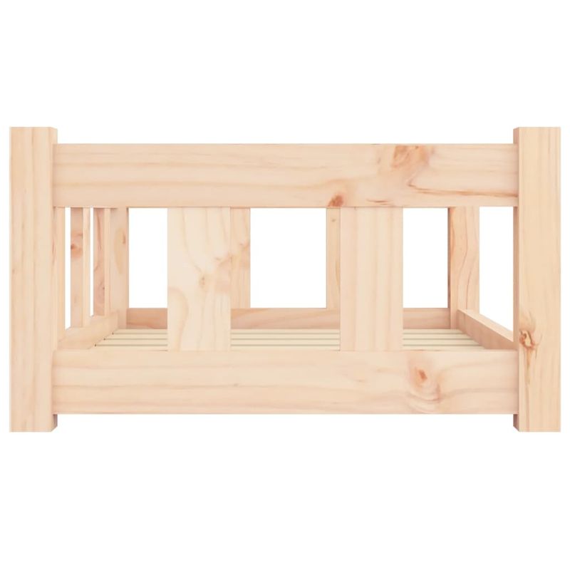 Petshop - Accesorii petshop - Culcusuri si custi - Culcusuri si saltele - Pat pentru caini, 65,5x50,5x28 cm, lemn masiv de pin - Infinity.ro