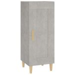 Casa si Gradina - Mobilier - Comode si corpuri - Comode - Servanta, gri beton, 34,5x34x90 cm, lemn compozit - Infinity.ro