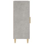 Casa si Gradina - Mobilier - Comode si corpuri - Comode - Servanta, gri beton, 34,5x34x90 cm, lemn compozit - Infinity.ro