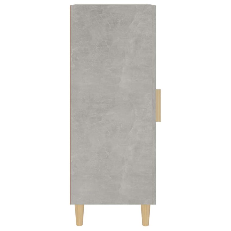 Casa si Gradina - Mobilier - Comode si corpuri - Comode - Servanta, gri beton, 34,5x34x90 cm, lemn compozit - Infinity.ro