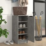 Casa si Gradina - Mobilier - Organizare si depozitare - Organizator incaltaminte - Pantofar, gri beton, 30x35x70 cm, lemn compozit - Infinity.ro