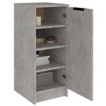 Casa si Gradina - Mobilier - Organizare si depozitare - Organizator incaltaminte - Pantofar, gri beton, 30x35x70 cm, lemn compozit - Infinity.ro