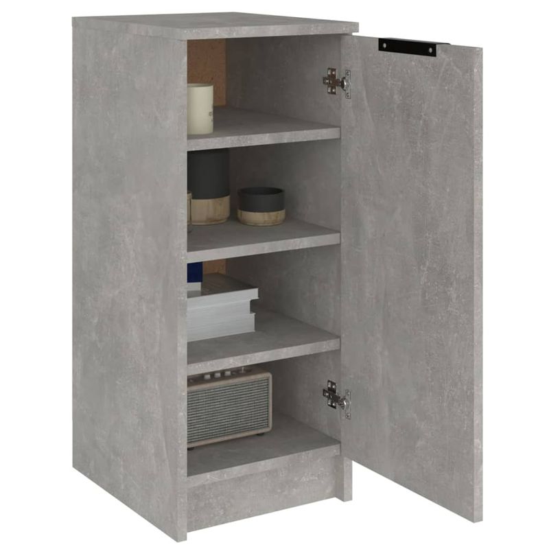 Casa si Gradina - Mobilier - Organizare si depozitare - Organizator incaltaminte - Pantofar, gri beton, 30x35x70 cm, lemn compozit - Infinity.ro