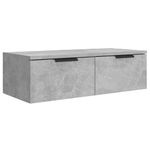 Casa si Gradina - Mobilier - Biblioteci si rafturi - Rafturi - Dulap de perete, gri beton, 68x30x20 cm, lemn compozit - Infinity.ro