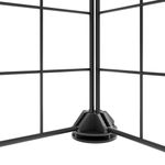 Petshop - Accesorii petshop - Culcusuri si custi - Custi interior si exterior - Cusca animale de companie cu usa 36 panouri negru 35x35 cm otel - Infinity.ro