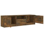 Casa si Gradina - Mobilier - Comode si corpuri - Comode - Comoda TV, stejar fumuriu, 140x35x40 cm, lemn prelucrat - Infinity.ro