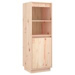 Casa si Gradina - Mobilier - Comode si corpuri - Corpuri bucatarie - Dulap inalt, gri, 37x34x110 cm, lemn masiv de pin - Infinity.ro