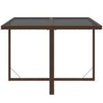 Casa si Gradina - Gradina si terasa - Mobilier exterior - Seturi mobila gradina - Set mobilier de exterior cu perne, 9 piese, maro, poliratan - Infinity.ro